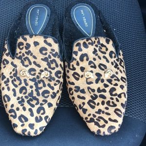 Derek Lam Leopard Leather House Sandals SZ7